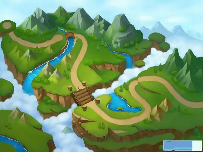 15张小清新游戏地图素材