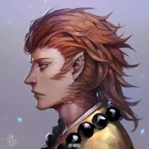 求 孙悟空 的一张由三个头像组成的黑白线稿图 ?