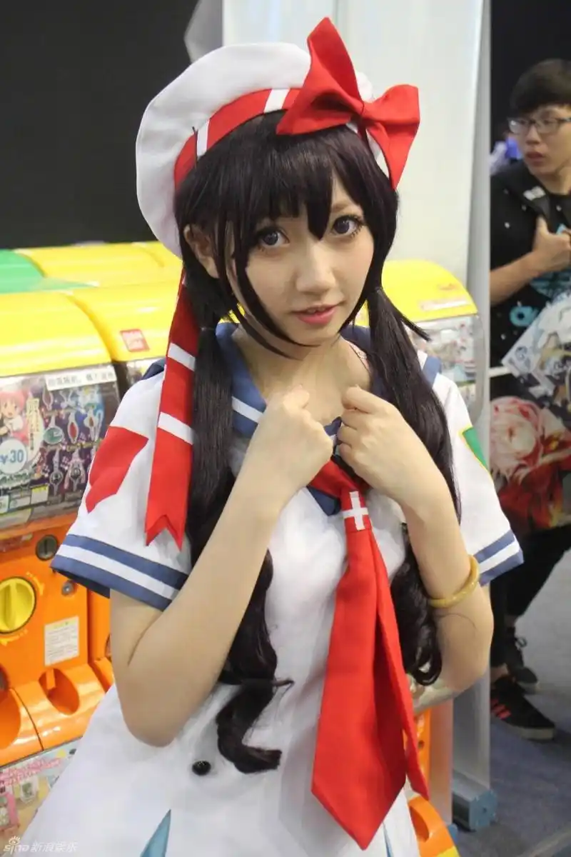 ccg动漫展二次元美少女汇聚扮无辜卖萌