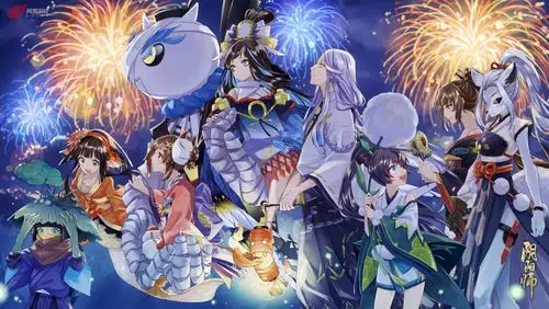 阴阳师 合照 1920 x 1080 来自《阴阳师官方试听站》