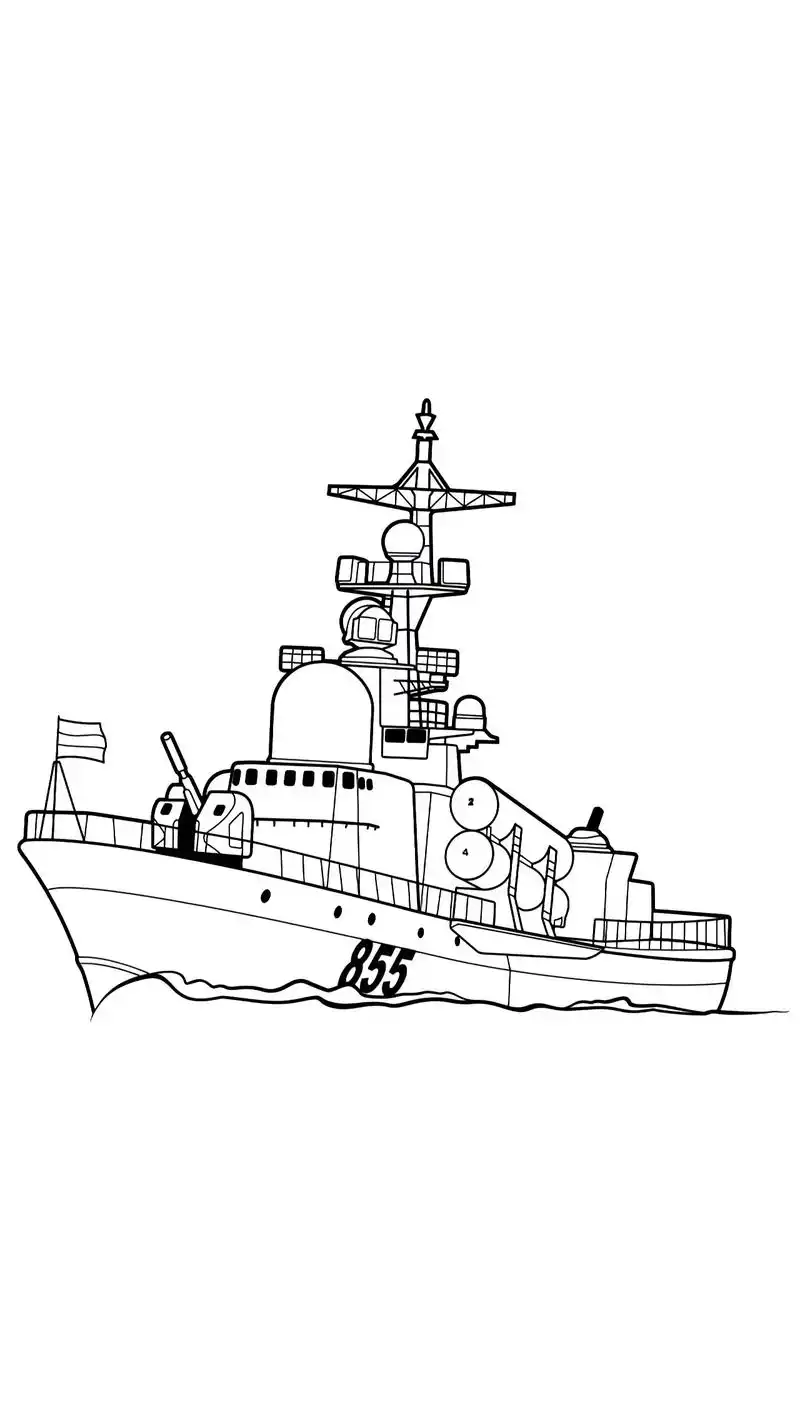 各式各样的船儿来了.