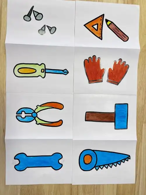 木工坊工具简笔画