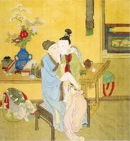 中国明代画家仇英的春宫画人们认为明代后期是中国古代春宫画发展的