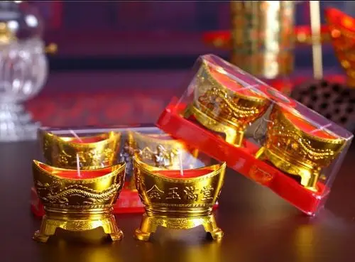 元宝大蜡烛12小时祭拜供奉金玉满堂佛具用品佛具店铺批发