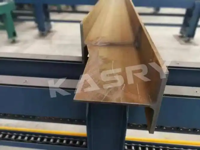 智能h型钢切割机_钢结构h型钢切割生产线_型钢锁口切割机价格