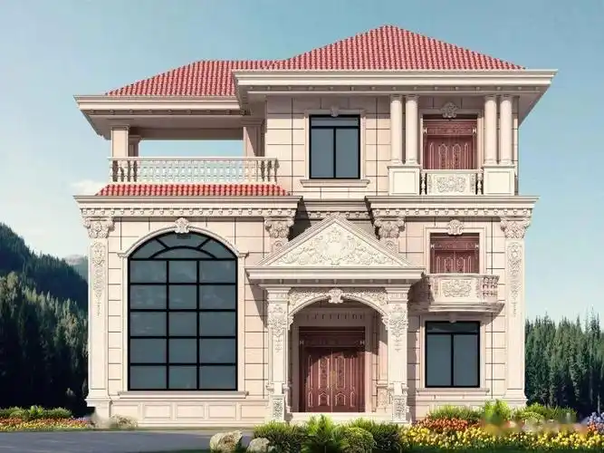 最新石材别墅外墙效果图,收藏起来慢慢看!_装饰