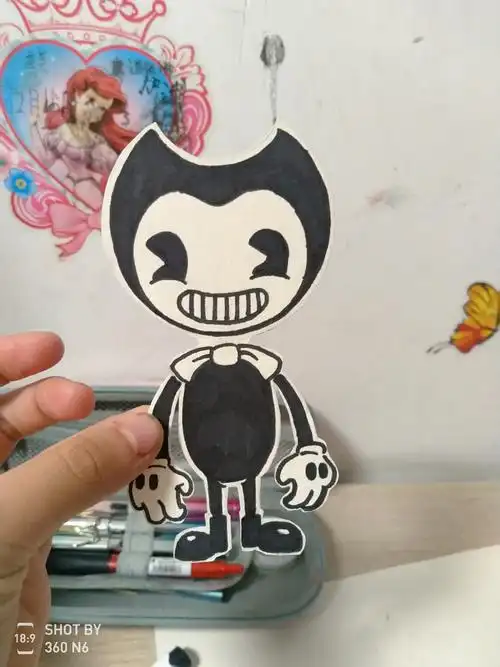 画个班迪当书签.