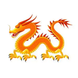 白色矢量龙图片