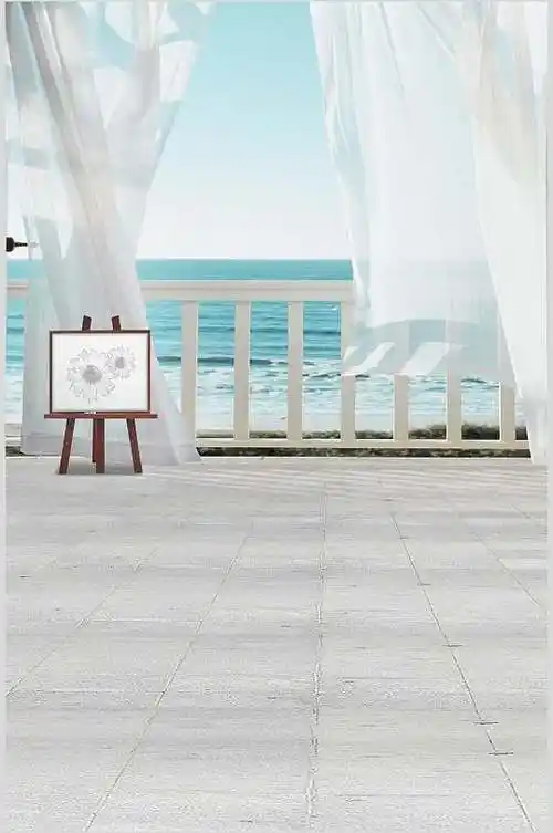 清新创意婚纱背景大图