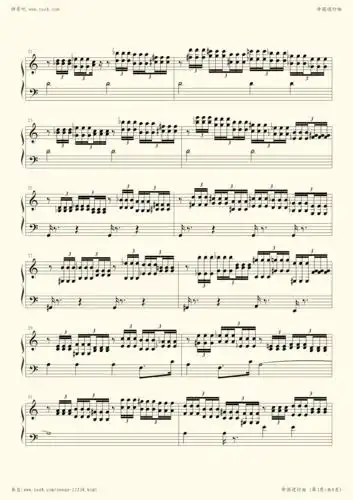 钢琴谱:帝国进行曲