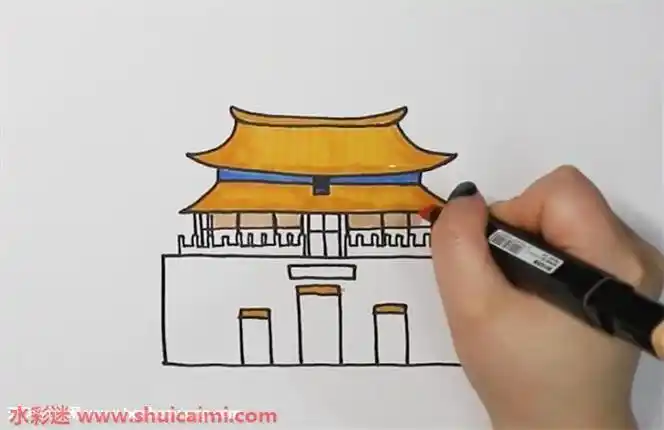 故宫图片简笔画故宫图片简笔画儿童