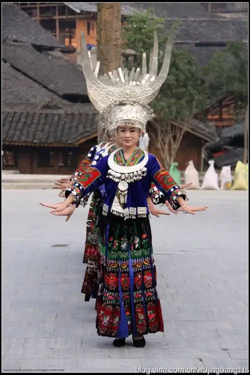 组图:贵州黔东南别样风情的苗族妹子