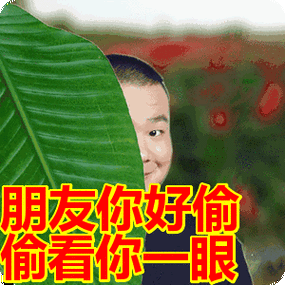 朋友你好偷偷看你一眼表情包