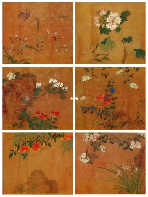 8415作品名称:花卉写生图册(7-12)8415作者:黄居寀8415