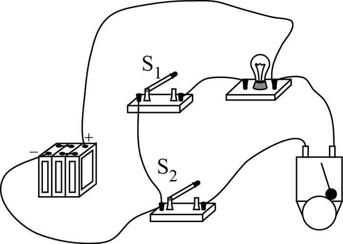 请根据左边的电路图连接右边的实物图:_百度教育