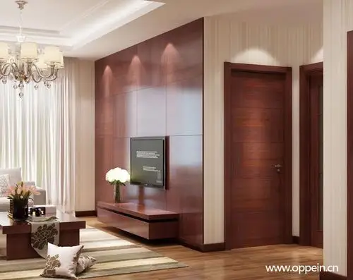 红门配白色家具效果案例图