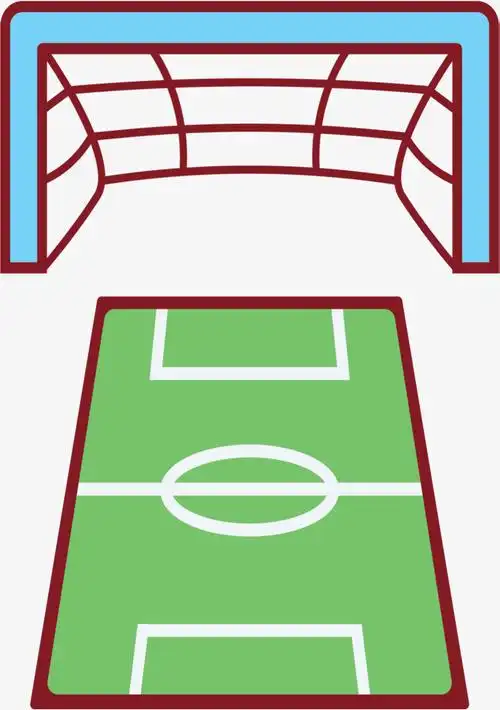 卡通卡通足球场地png下载