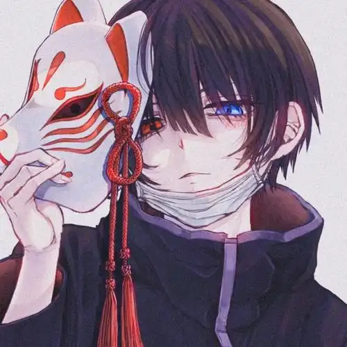 模糊 男生 男头 酷拽 画师 壁纸 背景 动漫 清新 黑白 少年 好看 暖男