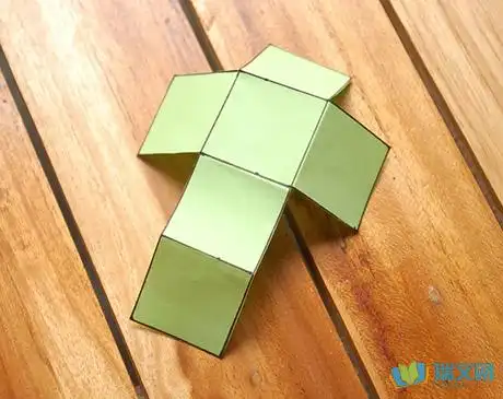 一张正方体折纸教程
