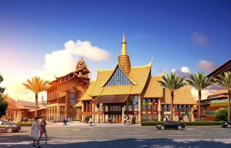 它将成为贵安新区首个以马来西亚,泰国,缅甸等东南亚国家建筑风貌为