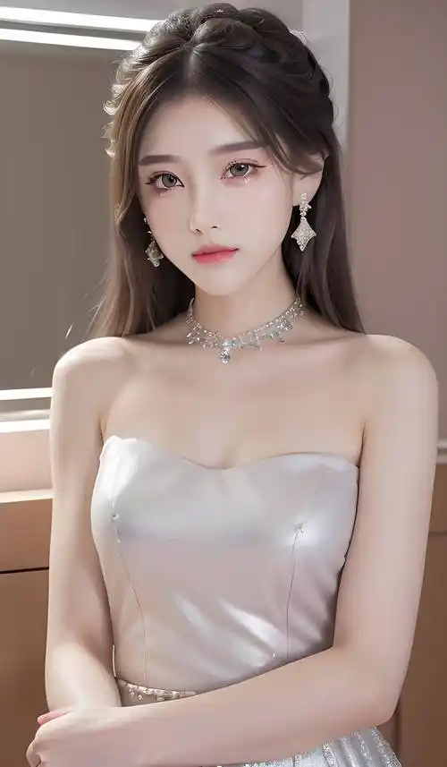 高定礼服,御姐风范,唯美写真_女子_魅力_发型