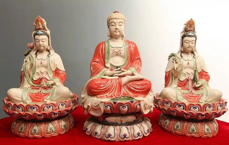 003三宝佛 18寸 高55厘米