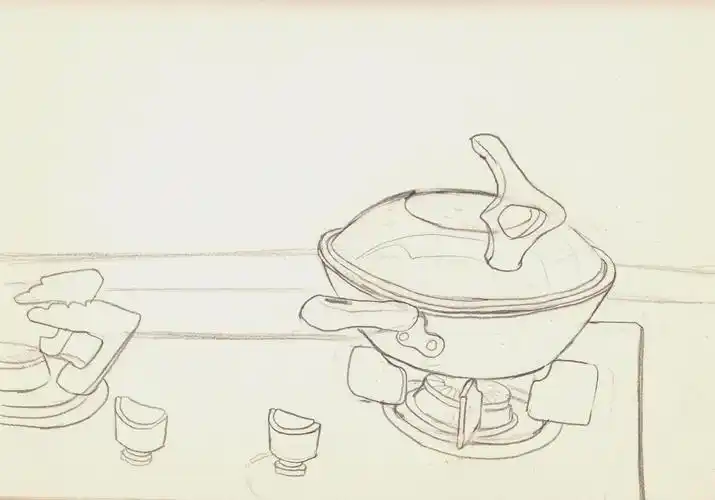 工美附中初一第五星期速写作业