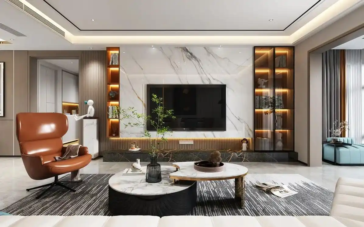 现代风格简约电视背景墙分享