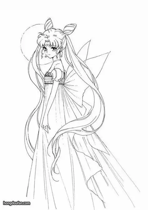 战士简笔画美丽的少女简笔画小女孩简笔画美少女素描简笔画漫画简笔画