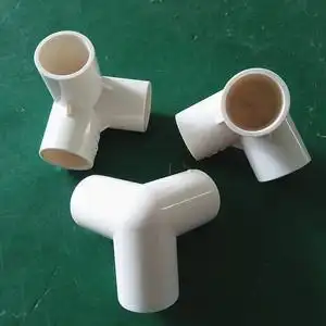 pvc塑料立体三通 直角三通  异面三通  架子接头模型接头25mm