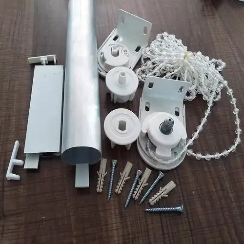 卷帘杆手拉升降广告布罗马帘百叶窗配件窗帘拉绳控制器制头黑金刚15米