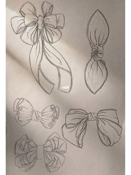 有哪个小仙女能拒绝得了蝴蝶结呢临摹#画画  #简笔画  #手绘  #临摹