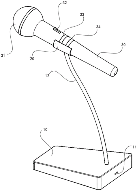 话筒简笔画图片 话筒简笔画图片带颜色