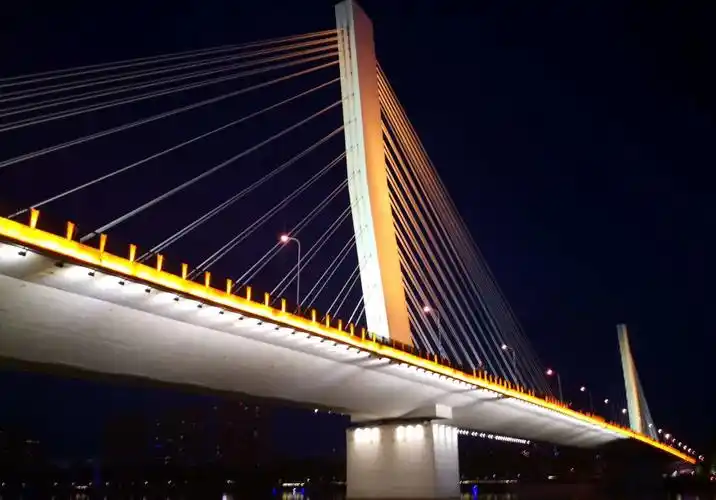 沈阳浑河富民桥夜景