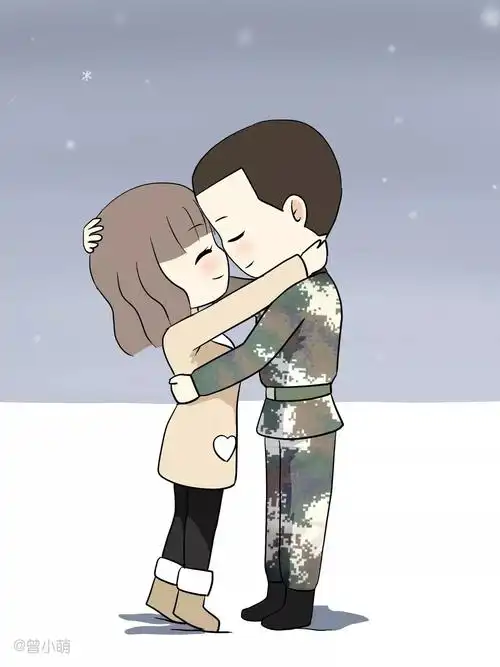 壁纸丨军恋甜到齁