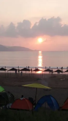 浙江绍兴鹤浦海边