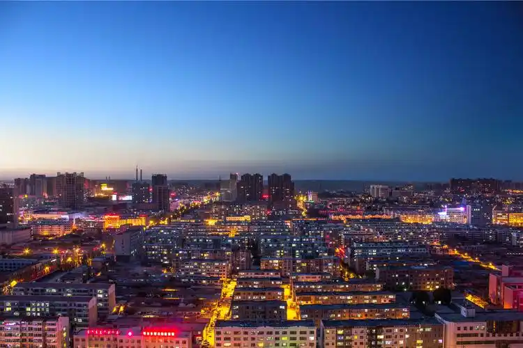 鄂尔多斯东胜区夜景