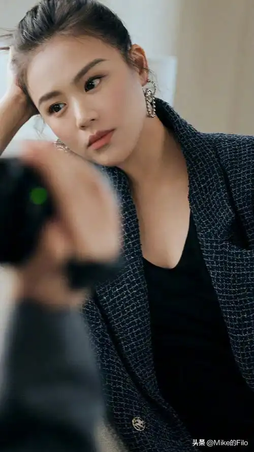 马思纯这几张真是惊艳到了我微胖女孩的自信笑容治愈了我