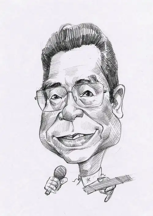 素描漫像 大叔漫画 似颜绘培训 肖像漫画培训 肖像漫画