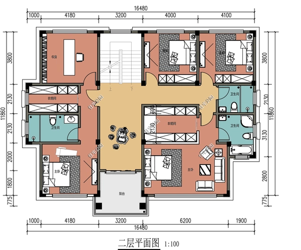 原创分享10套带落地窗的别墅图农村房子这么建谁还稀罕去城里