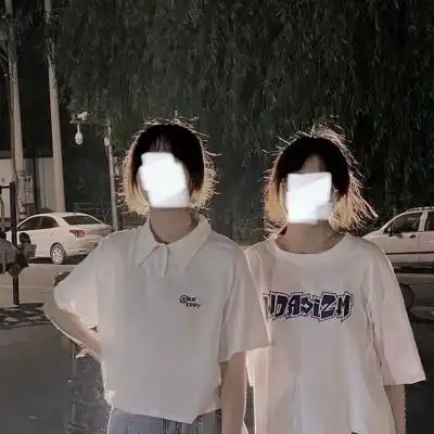 筠玖一对两张真人可爱闺蜜头像