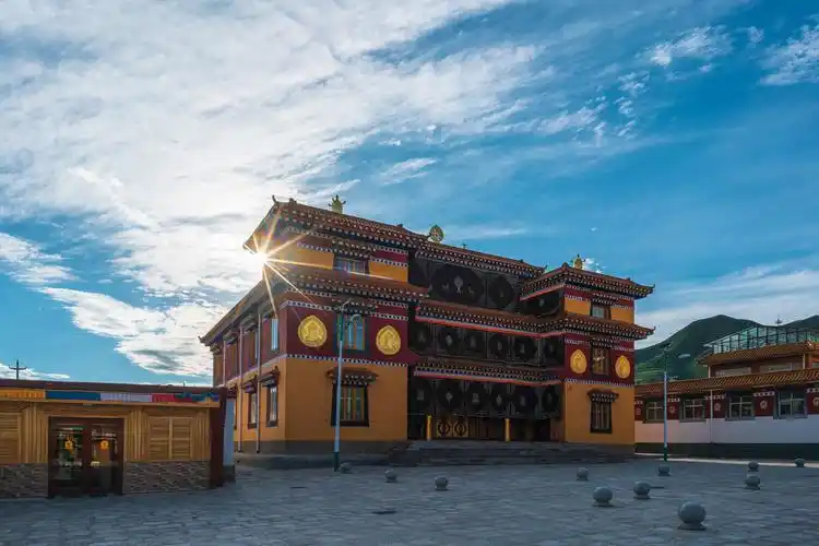 甘南卓尼禅定寺风光