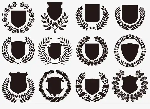 徽章设计免抠素材免费下载_觅元素51yuansu.com