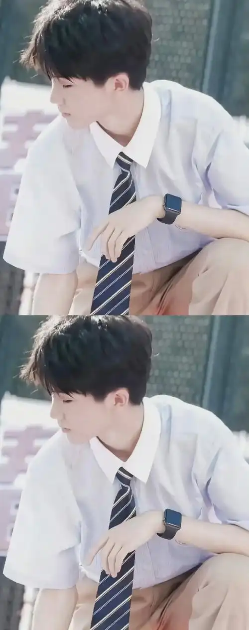 马嘉祺穿校服唱渐暖##时代少年团