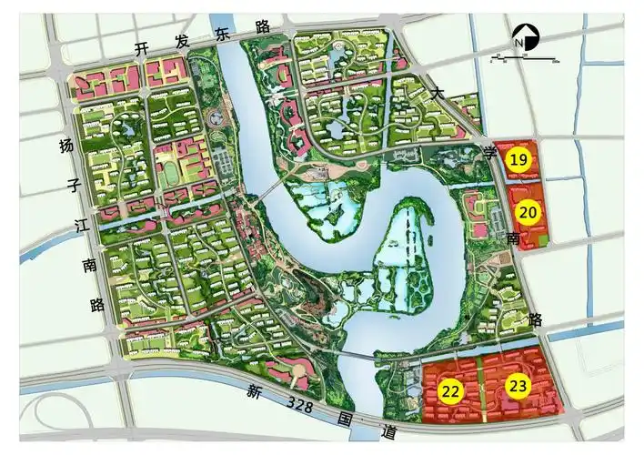 运河之畔 宜居宜业—江苏扬州三湾地块