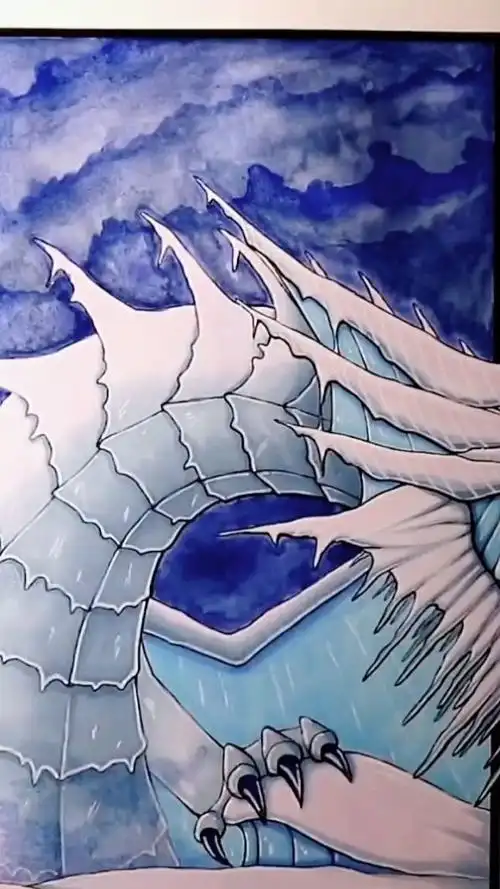 画一只飞龙在天!