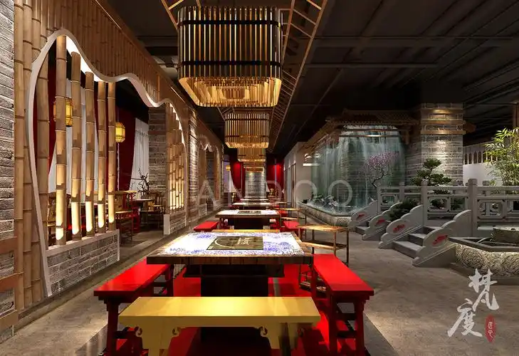 【火锅店装修图片】创意火锅店效果图给你看 梵度·设计
