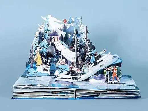 《打开中国冰雪》立体书