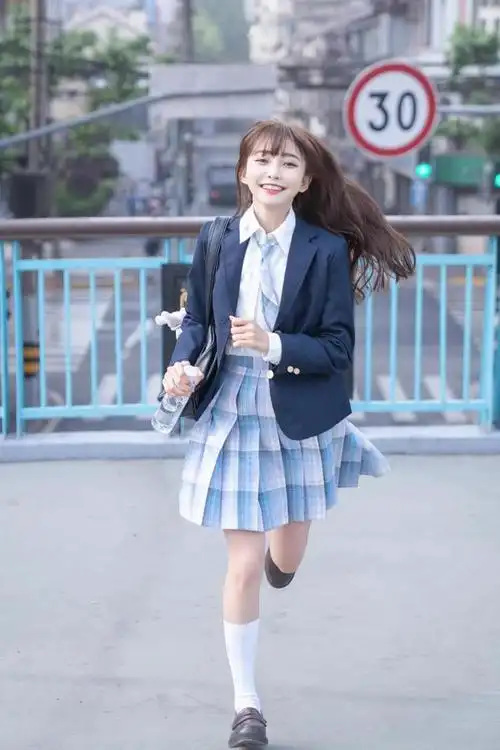 索尼a7r4拍摄jk制服小姐姐 -日系天桥篇