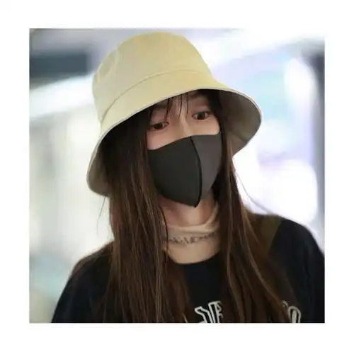 承莉明星同款杨幂baby渔夫帽大沿遮阳帽子女夏防晒韩版潮百搭太阳帽